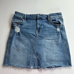 Old Navy Blue A-Line Mini Skirt Casual